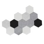 9mm Hexagon Acoustic Wall Panel Polyester Acoustic Panel
