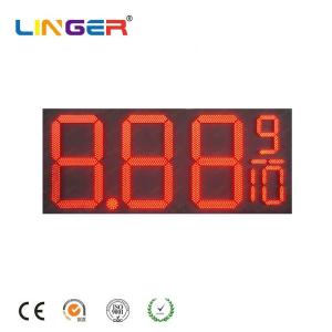 China 16 Inch Led Digital Natural Gas Price Sign Pylon Billboard for Outside wholesale
