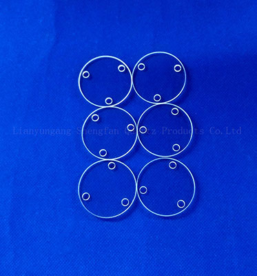 Semiconductor Laser Drilling Transparent Quartz Glass Plate With Hole