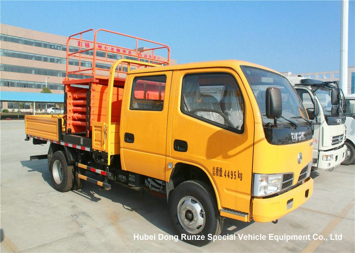 Dongfeng 8-10M Man Lift Boom Truck For High Operation LHD / RHD EURO 3