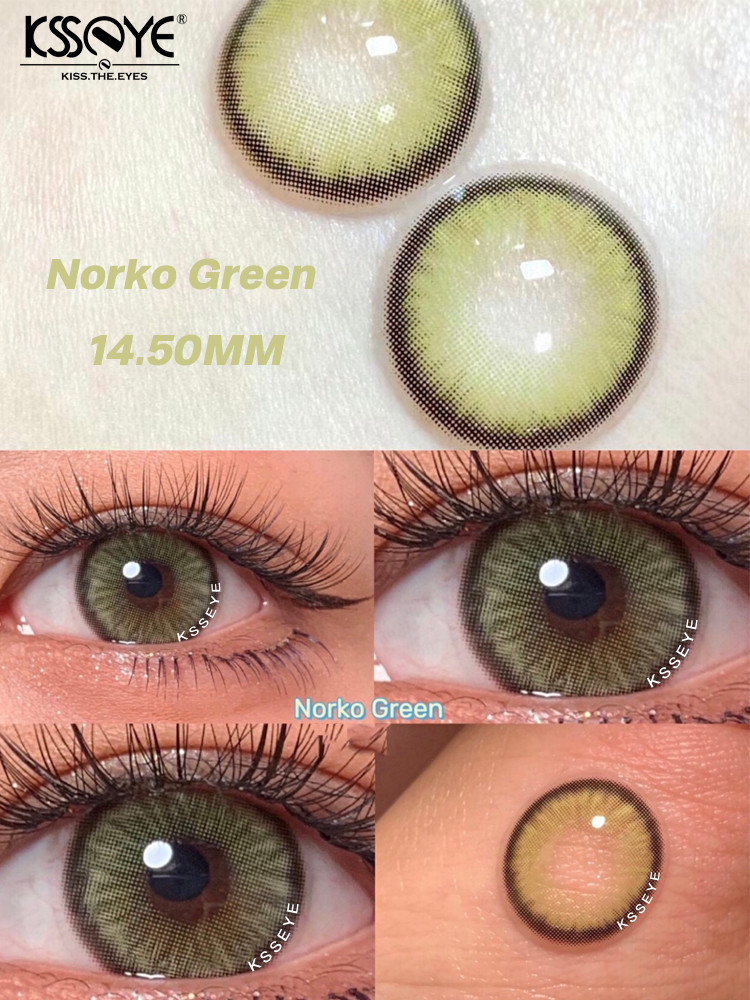 Yearly Good Quality Brand Soft Cosmetic Contact Lens HEMA-NVP Materials