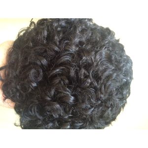 China 130% Density Naturally Black Hair Toupee Hairpieces For Women wholesale