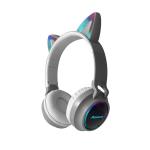 Flash Light Cute Cat Ears Wireless Bluetooth Headphones Kid Girls Stereo Headset