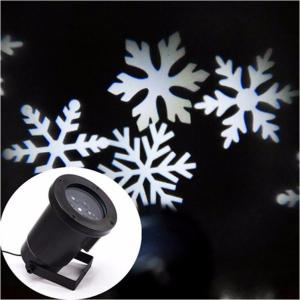 China White Snowflake Projector Waterproof Outdoor Christmas Lights LED Laser Light Romantic Lawn Lamps for Home Decoration wholesale