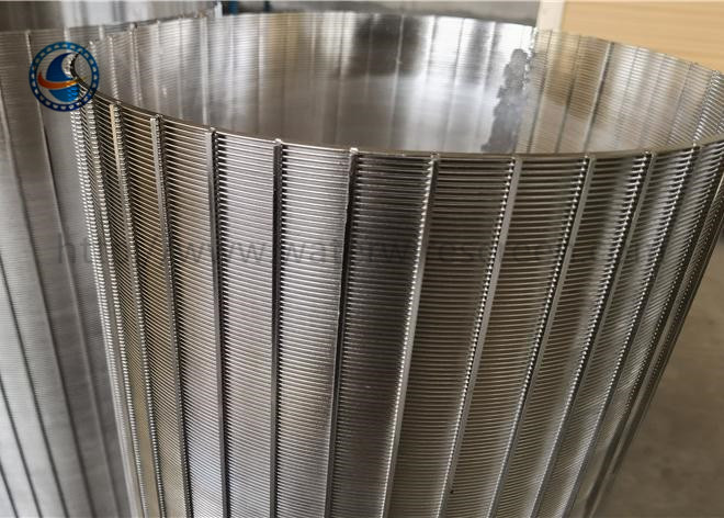 Anticorrosion Wedge Wire Screen Pipe Stainless Steel Johnson 0.05mm Slot Filter