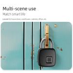 Waterproof Safety Smart Fingerprint Padlock Mini Digital Electronic Tuya Smart