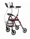 Mobility Aids Medical Rollator Lightweight Steel 4 Wheel Rollator