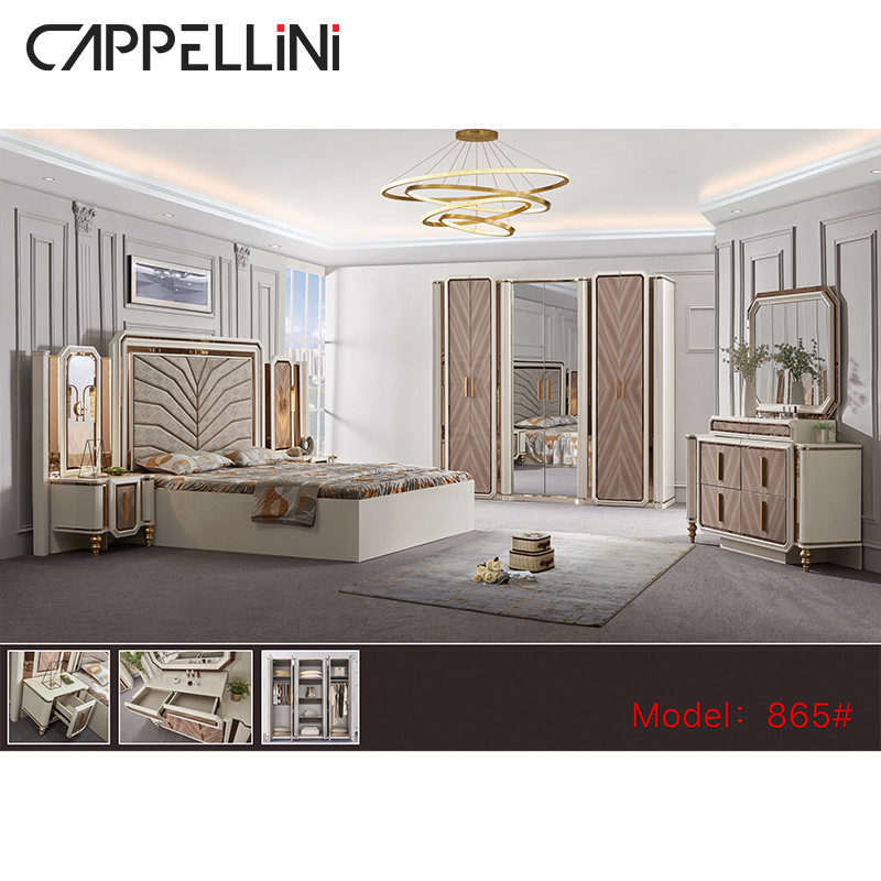 Ashley Little Decor Bedroom Sets Furniture Wood MDF PU Material Modern Design