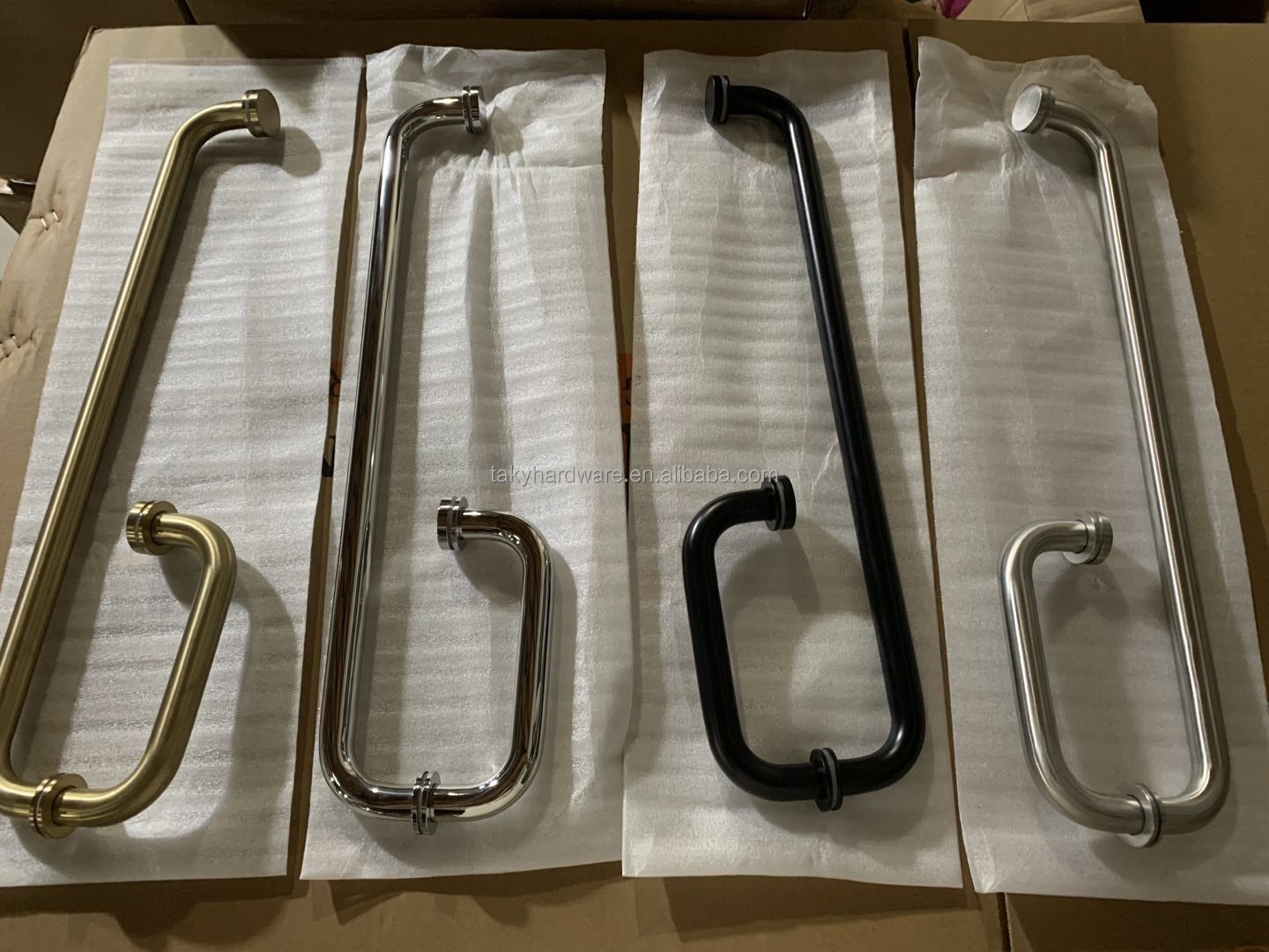 Modern Minimalist Chinese European Style Door Window Pull Handles for Shower Room