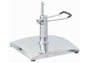 China Sliver Salon Equipment Parts Stylish Chair Square Base Chrome Surface wholesale