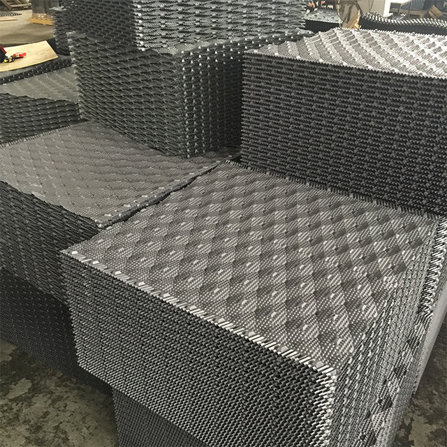 Honeycomb PVC Sheet Cooling Tower Filler Replacement Media 850mm 1000mm 4