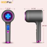 1300W Negative Ions Household Hair Dryer LCD Display Frizz Proof