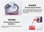Hot Selling White Epoxy Automotive Primer Paint Corrosion Resistant Dry Grinding