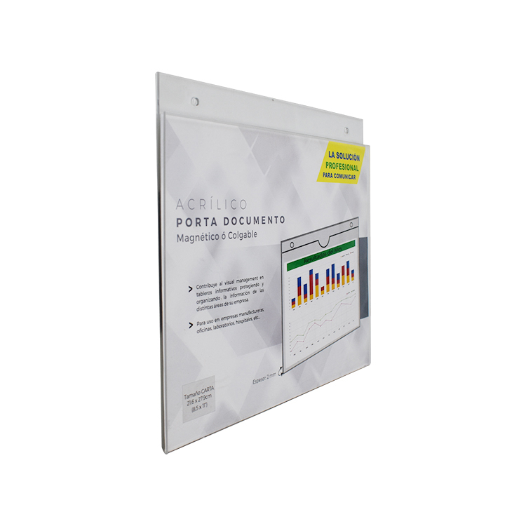 Magnetic Acrylic File Box Holder