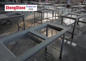China Double Water Trough Chemistry Lab Countertops 16mm Thickness SGS Certification wholesale