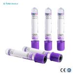 EDTA K2/K3 PET Vacuum Tube CE Approved For Medical Examination 13*100 16*100