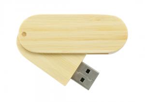 China Wooden bamboo swivel USB Pen drive bulk 16gb at big sale wholesale