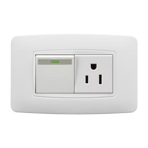 China Residential Electric Switch Socket 118T SERIES , Electrical Outlets And Switches wholesale