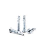 ISO9001 2015 Certified Black/Blue Zinc Plated Carbon Steel Self-Drilling Screw