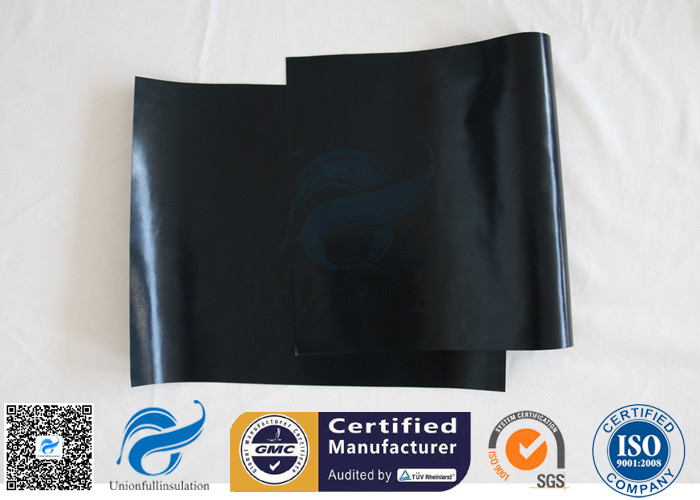 BBQ Grill Mat Non Stick Food Grade FDA Black PTFE 15.75x13 Inches
