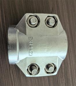 China Stainless Steel Precision Investment Casting Hose Fitting With Safety Clamps wholesale