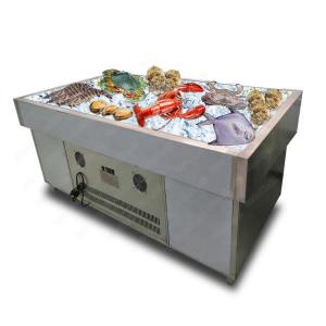 China Commercial Stainless Steel R404a Supermarket Island Freezer wholesale