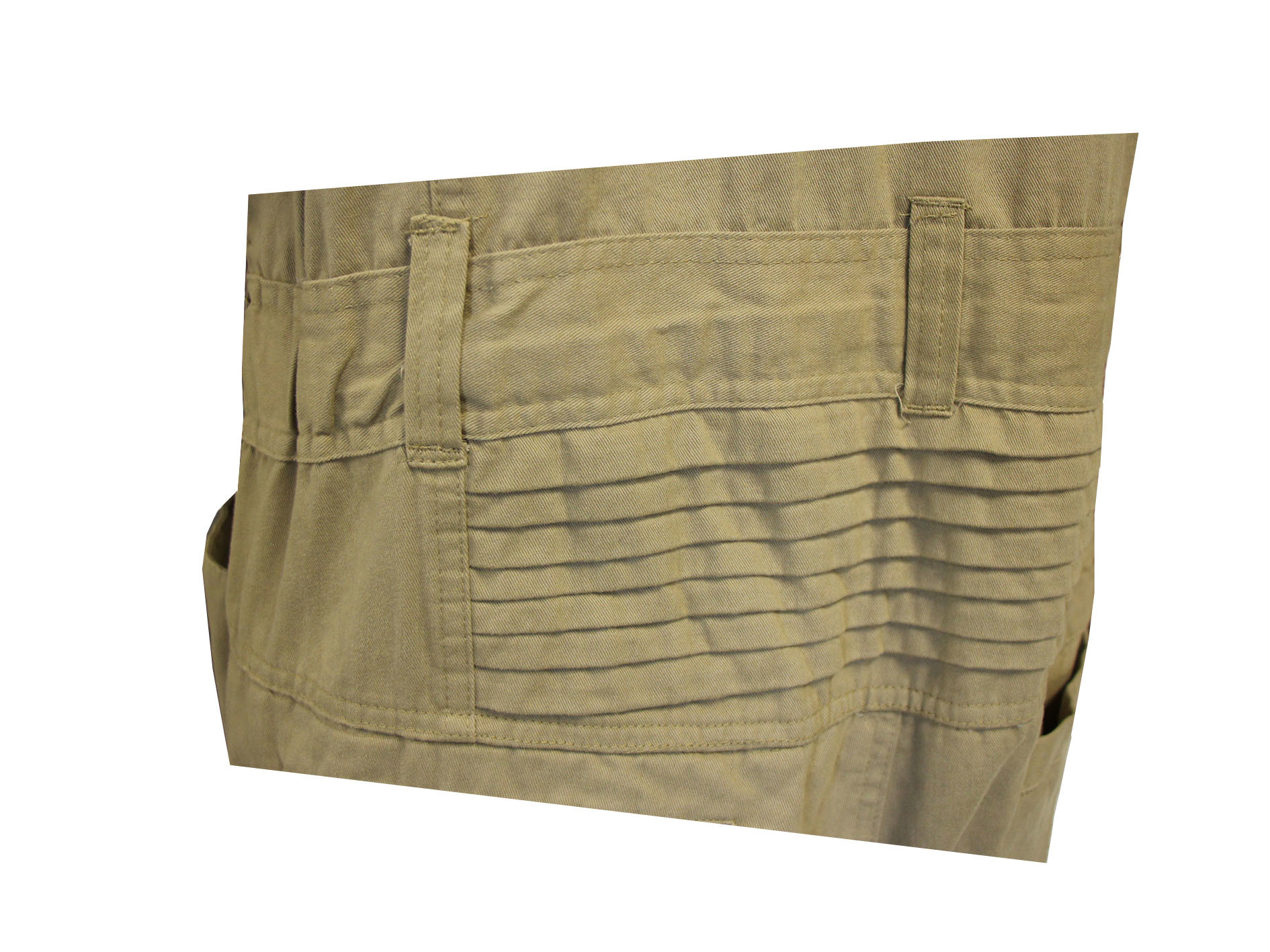 240GSM Twill 2/1 Multi Pockets Khaki Work Coverall Anti Stain Anti Static