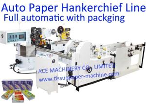 China 100 Bag/Min Full Automatic Pocket Tissue Paper Machine wholesale