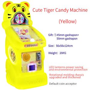 China sweet candy claw machine grabber Enchanting Tiger Colorful Candy Dispenser wholesale