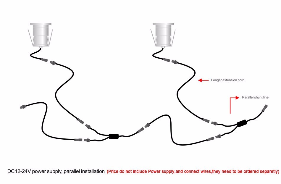 1W Mini Recessed Led Downlights Antiglare Embedded Led Ceiling Lights IP67 Spotlight Shop Home Hotel Lights Led lamp
