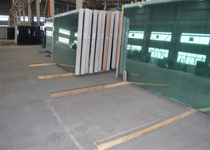 Decorative Toughened Safety Glass , 3mm - 19mm Tempered Glass CE Standard