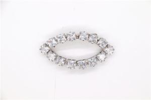 China Fashion Style Rhinestone Shoe Clips 115mm*105mm For Lady Sandal wholesale