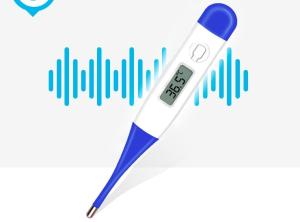 China OEM LOGO Digital Baby Thermometer Flexible Tip For Children wholesale