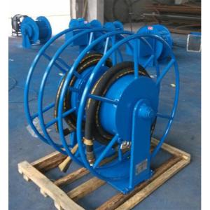 China Mortor Driven Metal Hose Reel , Heavy Duty Hose Reel Safe Transportation wholesale