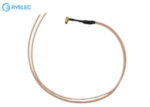 China Smb Female Right Angle Jack Junction Box Cable With 2 Co-Ax Pigtail RG316 Cable wholesale