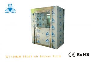 China Automatic Blowing Stainless Steel Air Shower , Air Jet Shower 1150mm Door Width on sale