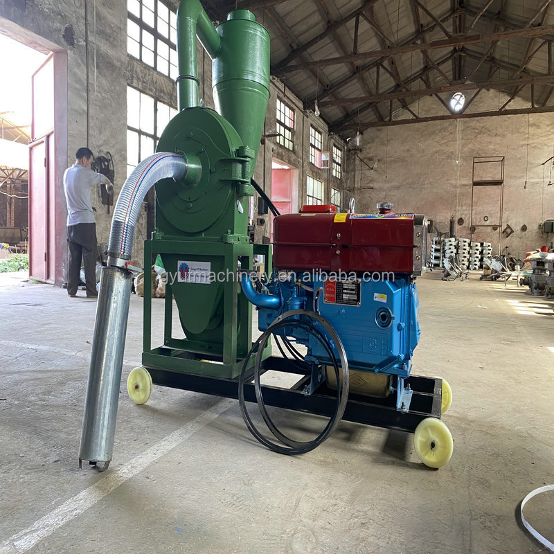 Self-suction Diesel Engine Corn Grain Milling Machine for Corn Soybean Feed Grinding