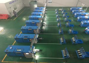 China Sky Blue Copper Wire Twisting Machine , Touch Screen Operation wholesale
