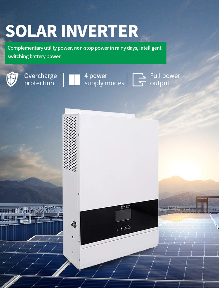 5Kw 20V 30V Mppt Hybrid Solar Inverter With Charger 466*310*120.6mm