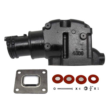 MerCruiser V6 V8 Dry Joint Exhaust Riser Kit with Packing Size 415mmx180mmx200mm