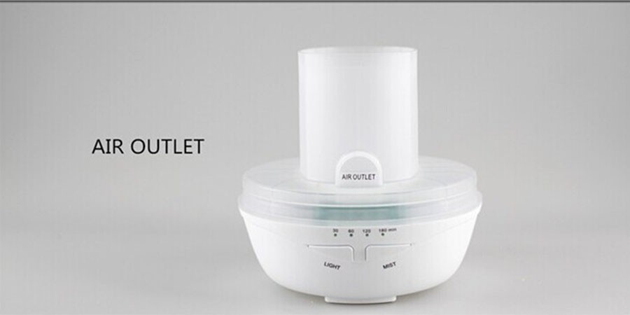Factory Essential Oil Aroma Diffuser Mini Ultrasonic Mist Maker with Warm LED Light