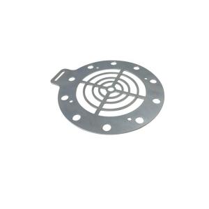 China Metal Fabrication Sheet Metal Parts , Sheet Metal Components Air Vent Front Plate wholesale