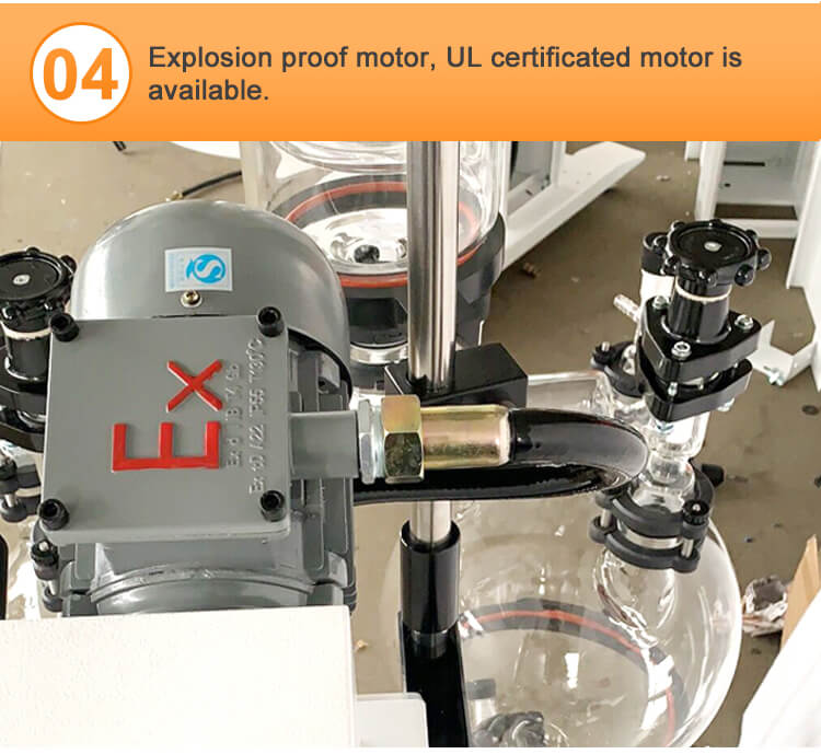 TOPTION 50L Rotary Vacuum Distiller 110V 220V Rotovap Vacuum