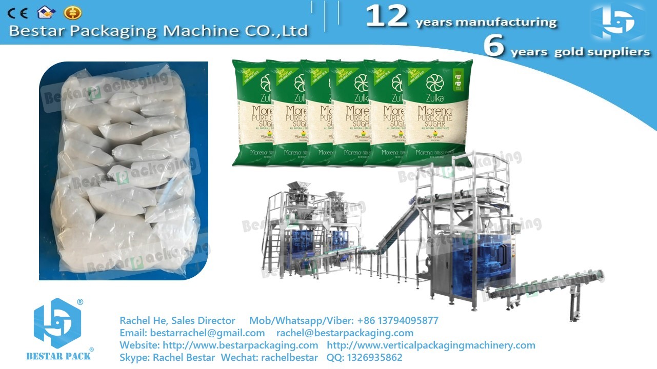 Automatic packaging machine with 12 heads scale counting and weighing both functions BSTV-450AZ