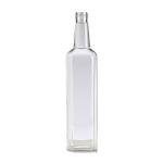 Clear Glass Body Material Wine Vodka Bottle 500ml 750ml Whiskey Bottle