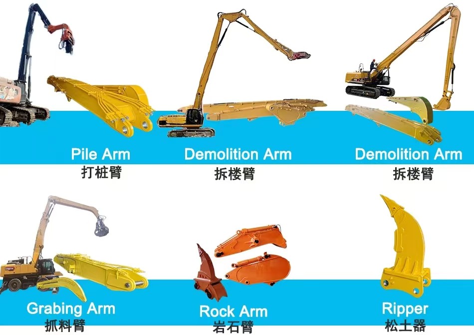 Telescopic Excavator for Digging Sand Soil House Foundation Telescopic Boom