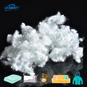 China 64MM 3 Denier Polyfill Polyester Fiber Padding Non Fluorescent Abrasion Resistant wholesale