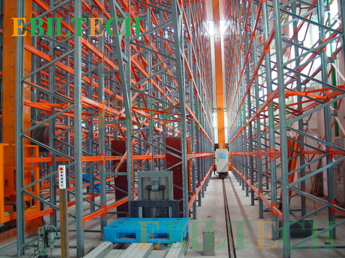 Galvanized Steel Asrs Racking System With Warehouse Rack Corrosion Protection