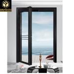 Hotel Villa Aluminium Glass Hinged Door Aluminium Bifold Doors Customized