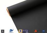 Heat Resisting Silicone Coated Fiberglass Fabric 18oz Black Acrylic Coating